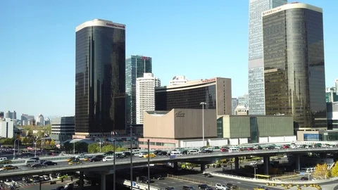 Beijing downtown district at daytime Video stock 82481836