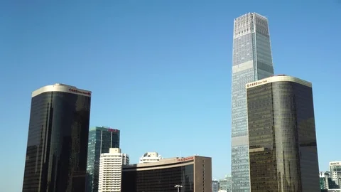 Beijing downtown district at daytime Stockbeeldmateriaal 82482490
