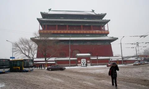 Beijing Drum Tower Stock Photos