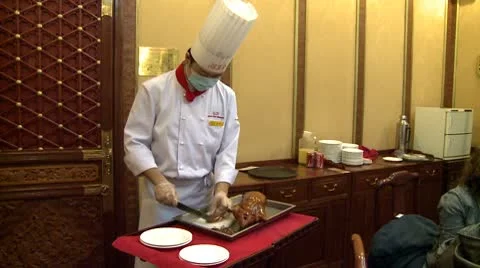 Beijing Duck 1 Stock Footage 10588168