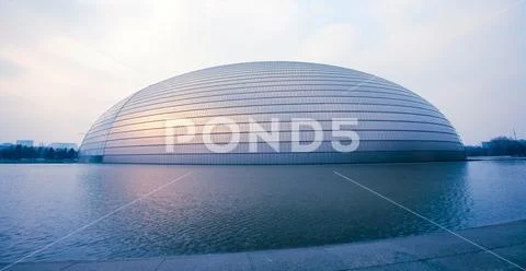 BEIJING -FEBRUARY 5: China National Grand Theater Stock Photos