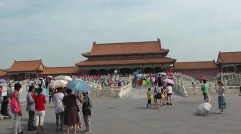 Beijing Forbidden City19 Stock Footage 41008748