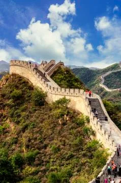 Beijing the Great Wall Stock Photos