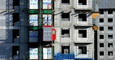 (Beijing, July 7, 2023) Construction site, in progress Stock Footage 294675436