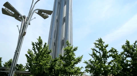 Beijing Observation Tower, Beijing Olympic Games China 動画素材 39341066