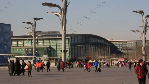 Beijing Olympic Park Stock Footage 203077600