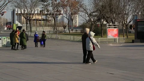 Beijing Olympic Park Stock Footage 203077928