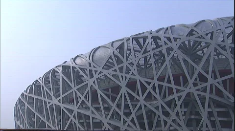  Beijing Olympic Stadium Stock Footage 149497