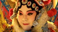 Beijing Opera Make-Up Stock Footage