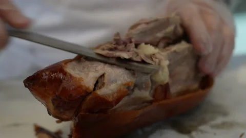 Beijing Roast Duck Stock Footage 221724036