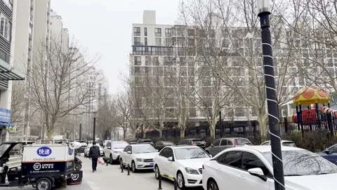 Beijing snow Stock Footage 170652767