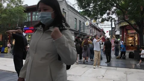 Beijing Street Time Lapse Stock Footage 337303964