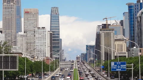 Beijing street view Stock Footage 153688105