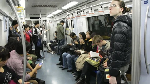 Beijing Subway Vídeo Stock 85713851