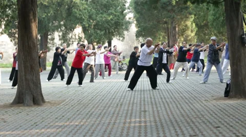 Beijing TaiChi 9 LS Video stock 32219540