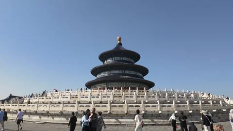 Beijing Temple of Heaven Time Lapse Vídeos de archivo 337303924