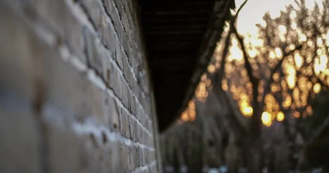 Beijing Temple of Heaven Wall Shallow DOF Blur Stock Footage 303566464