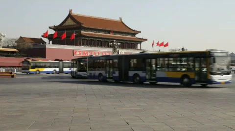 Beijing Tiananmen Stock Footage 509741