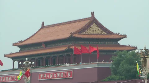 Beijing Tiananmen Square9 Stock Footage 41010387
