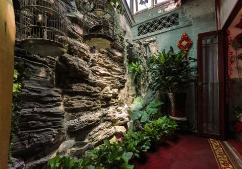 Beijing traditional architecture design elements close-up photo. Stock Photos