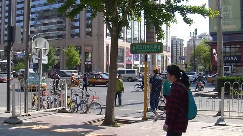 Beijing Traffic Stock Footage 108935802