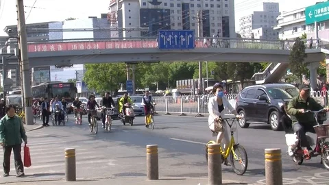 Beijing Traffic Stock Footage 108935868