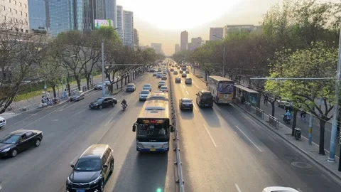 Beijing trafic 스톡 동영상 131295198