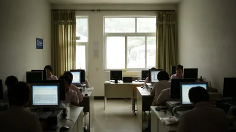 Beijing VoTech Computers 1 WS 動画素材 32220568