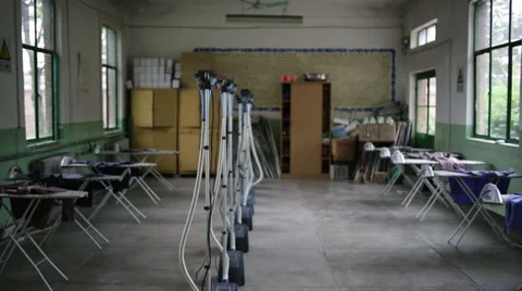 Beijing VoTech Laundry 4 動画素材 32220243