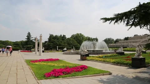 Beijing World Park is a theme park in Beijing, China Stock Footage 51714423