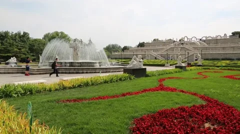 Beijing World Park is a theme park in Beijing, China Stock Footage 51714426