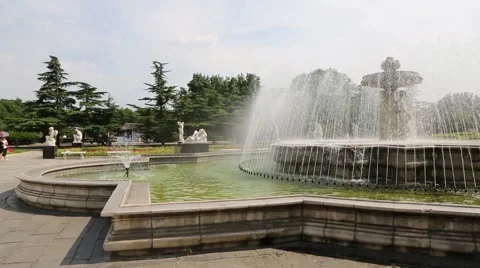 Beijing World Park is a theme park in Beijing Stock Footage 51714452