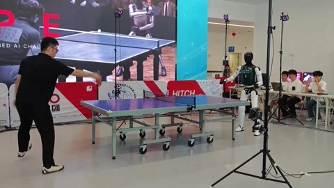 Beijing's humanoid robots take on real-world jobs, CHINA, CN - 14 Aug 2026 Stock Footage 342237656