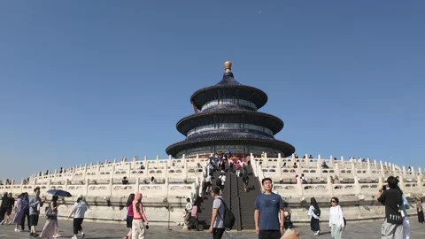 Beijing's Temple of Heaven Time-Lapse Vídeos de archivo 337303892
