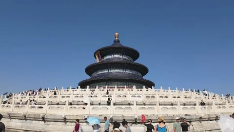 Beijing's Temples in Time Lapse Stock Footage 337303942