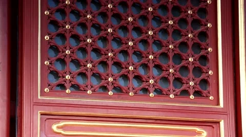 Beijing,Tiananmen,The hall,windows Video stock 53203670