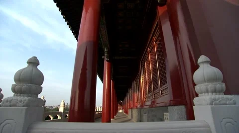 Beijing,Tiananmen,On the wall Video stock 53203669