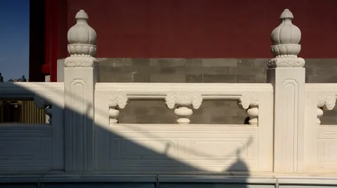 Beijing,Tiananmen,handrail,side Stock-Footage 53203644