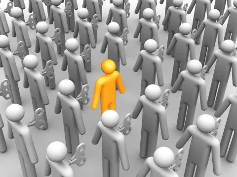 Being different Stock Illustration