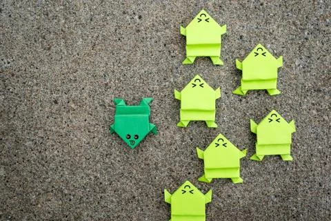 Being different, unique or special concept Stock Photos