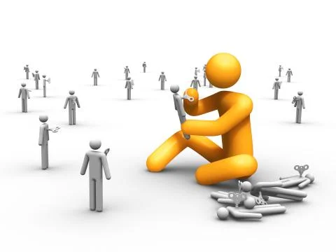 Being god Stock Illustration