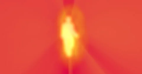 Being of Light, yellow orange glows, colors. Video stock 66373964