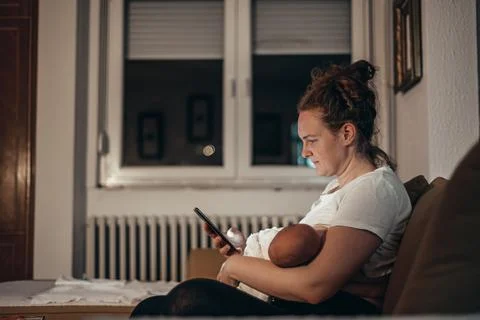 Being a mom doesn't mean slowing down Stock Photos
