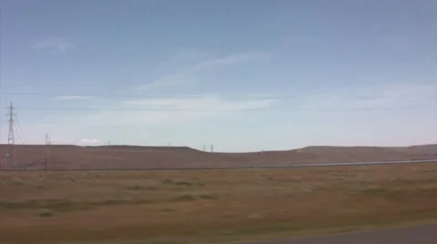 Being passed by a big rig Stock Footage 22870390