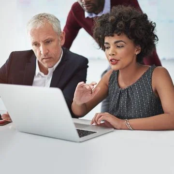 Being tech-savvy is an essential element of managing your business. Cropped shot Stock Photos