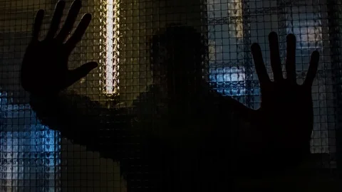 Being Trapped Flickering Light Stock Footage 105607199