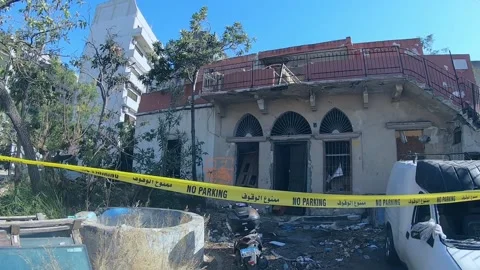 Beirut Blast01951450001 Video stock 144237396