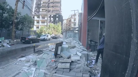 Beirut Blast02030594001 Video stock 144237920
