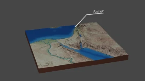 Beirut callout Stock Footage 343004645