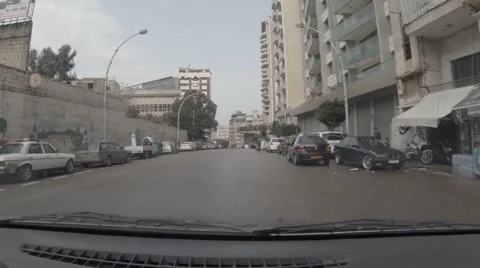 Beirut Driving Shot Stock Footage 51706203
